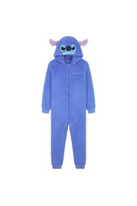 Уютный флисовый комбинезон Stitch Disney, фиолетовый