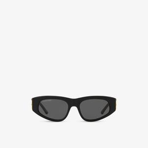 Солнцезащитные очки BB0095S в оправе «кошачий глаз» из ацетата Balenciaga, черный