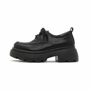 NTOZE Женские повседневные туфли-лодочки черные матовые, цвет Black Matte