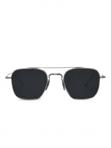 Солнцезащитные очки в оправе-авиатор Thom Browne, серебристый