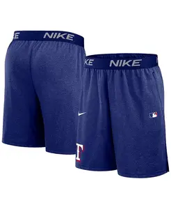 Мужские шорты Performance Knit из коллекции Authentic Collection Royal Texas Rangers Nike