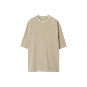 Футболка с лого-нашивкой Burberry, хаки