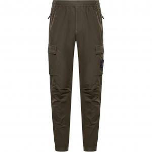 Патч компас суженные штаны карго STONE ISLAND, зеленый