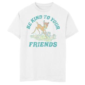 Футболка с рисунком Disney Bambi для мальчиков 8–20 лет «Будь добр к своим друзьям» Disney