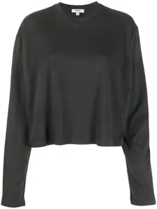 Укороченный топ с длинными рукавами AGOLDE, зеленый