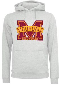 Пуловер F4NT4STIC Hoodie Sex Education Moordale Cracked M Logo2 Netflix TV Series, цвет grau meliert