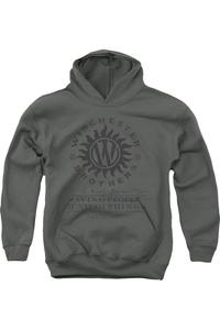 Супернатурал Винчестер худи с защитой от одержимости Gildan, Charcoal