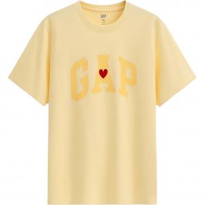 Футболка Unisex Crew Neck Moderate GAP, светло-желтый 1