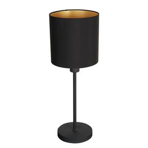 Настольная лампа Steinhauer Noor, хлопковая ткань / алюминий - 1-пламень - черный
