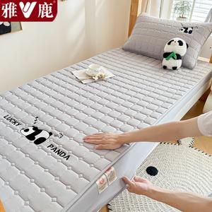 Yalu Комплект постельного белья из 3 предметов (простыня на резинке 135х200 см, 2 наволочки), стеганый, с наполнителем из соевого волокна класса А, цвет Panda Bear - Gray