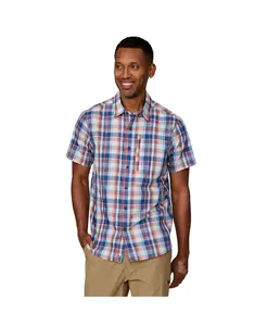 Мужская поплиновая рубашка с коротким рукавом Excursion Free Country, оранжевый