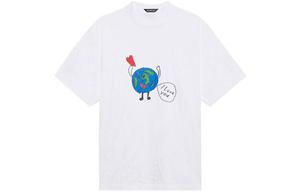 Футболка унисекс белая Balenciaga, белый