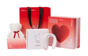 Массажер для шейного отдела позвоночника D16A, низкочастотный импульсный протектор для шеи и позвоночника PGG, розовый