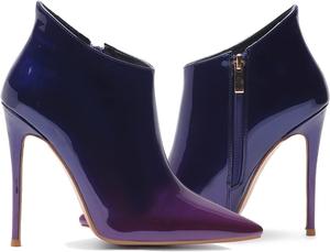 Женские ботильоны MOOMMO винтажные с острым носом на шпильке, с анималистичным принтом, боковой молнией, каблук 5 дюймов, леопардовая и крокодиловая кожи, змеиный узор, замшевые ботильоны, нарядная модная обувь для вечеринки, размеры 4-12 M US