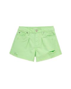 Привычный короткий низ с рваными краями Habitual, зеленый