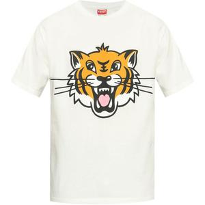 Футболка Happy Tiger KENZO, белый
