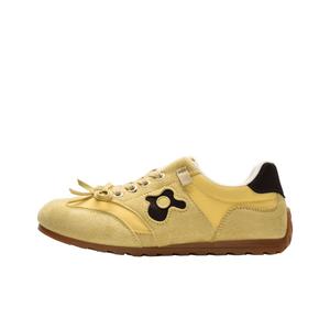 Низкие немецкие армейские кеды для женщин German Army Trainers 7 SEVFUN, Lemon
