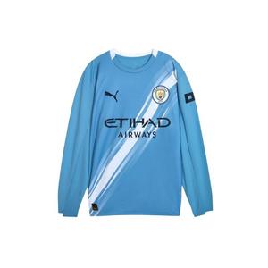 PUMA Футболка Manchester City HOME JERSEY REPLICA LS мужская light blue