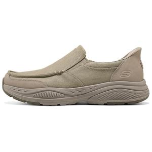Износостойкие повседневные ботинки Slip ins Low top для мужчин, цвет Taupe Skechers, Taupe