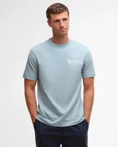 Мужская футболка с коротким рукавом Barbour, синий