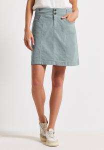 Юбка Street One A-line skirt, Blau/Blue-Grey