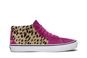 Кроссовки Supreme x Sk8-Mid Pro Vans, розовый