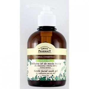 Нежный гель для умывания для комбинированной и жирной кожи Зеленый чай 300г, Green Pharmacy