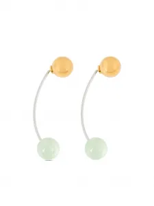 Серьги-гвоздики Chain DRIES VAN NOTEN, серебряный