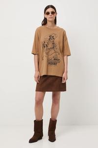 Хлопковая футболка Medicine, бежевый