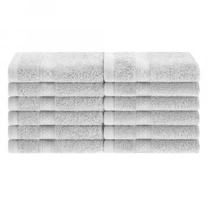 Набор полотенец для лица SUPERIOR Rayon from Bamboo Blend Solid, 12 шт., цвет Chrome