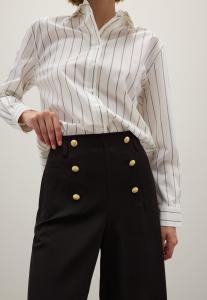 Брюки PIOMBO FLARE WITH BUTTONS, Gunmetal