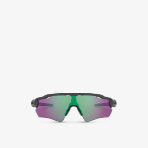 OO9208-44 Радар® EV Path&reg O Matter™ солнцезащитные очки в прямоугольной оправе Oakley, серебряный