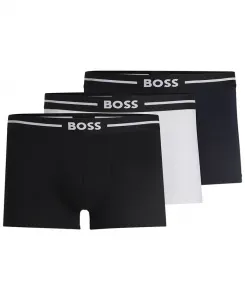 Мужские Трусы 3-Pакет Bold Logo Hugo Boss, мультиколор