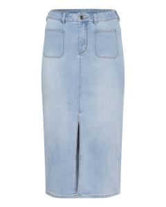 Юбка KAFFE CURVE Sina, Blue Denim
