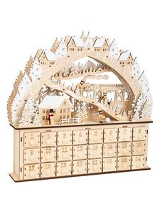 Светодиодный адвент-календарь «Развлечения на лыжах» для наполнения Small foot