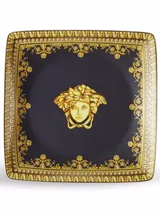 Тарелка Baroque Nero Bowl (12 см) Versace, черный