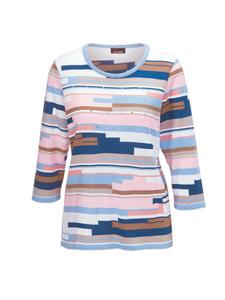 Тонкий вязаный свитер Goldner Sweater, разноцветный