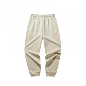 Анта Лайф Коллекция Вязаные спортивные брюки мужские светло-дымчатый серый