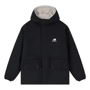 Куртка с логотипом, тканая куртка New Balance, черный