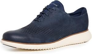 Мужские оксфорды Cole Haan 2.Zerogrand с лазерной перфорацией, темно-синий