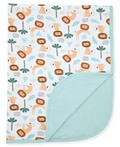 Двусторонняя пеленка для новорожденных Max & Olivia, зеленый