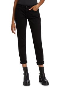 Узкие джинсы-бойфренды Dre с низкой талией rag & bone, черный