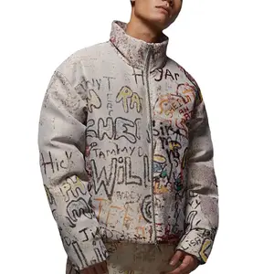 Мужская пуховая куртка Air Jordan, белый