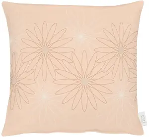 АПЕЛЬТ декоративная подушка "1712", чехол с наполнителем, 1 шт APELT 45х45 см, цвет apricot + gemustert