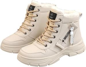 Женские зимние спортивные туфли с толстой подошвой и утеплителем - теплая обувь для сохранения тепла | Нежный комфорт для холодной погоды на улице Clolinde, Khaki