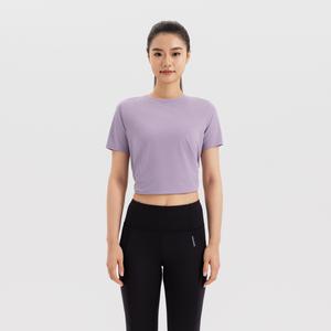 Женская базовая тренировочная футболка с открытой спиной Decathlon