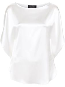 Gianluca Capannolo блузка с вырезом-лодочкой, белый