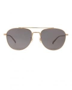 Солнцезащитные очки Риветти Oliver Peoples, цвет Gold & Carbon Grey