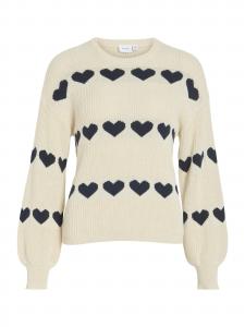 VILA Свитер 'VIJamilla' в цвете экрю