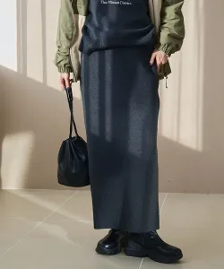 Узкая вязаная юбка «Субари» Coen, цвет Dk.Gray